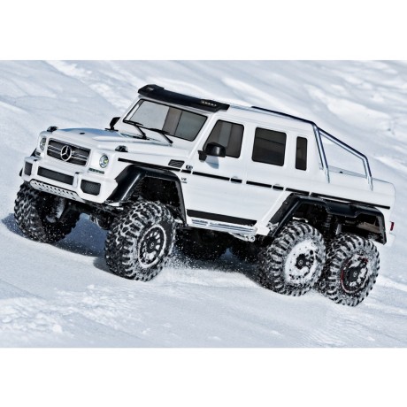 TRAXXAS Mercedes-Benz G63 AMG 6x6 RTR Licht 1/10 Scale-Crawler Brushed WHITE