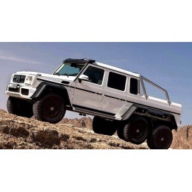 TRAXXAS Mercedes-Benz G63 AMG 6x6 RTR Licht 1/10 Scale-Crawler Brushed WHITE 