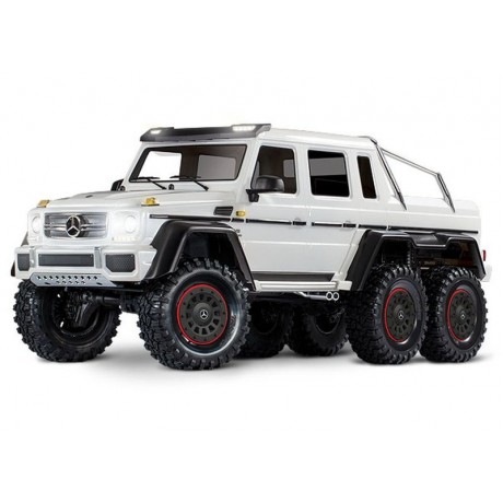 TRAXXAS Mercedes-Benz G63 AMG 6x6 RTR Licht 1/10 Scale-Crawler Brushed WHITE