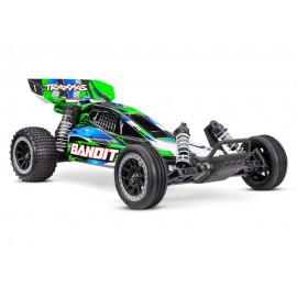 TRAXXAS Bandit red 1/10 2WD Buggy RTR Brushed HD with battery and 4 Amp USB-C charger 