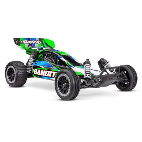 TRAXXAS Bandit red 1/10 2WD Buggy RTR Brushed HD with battery and 4 Amp USB-C charger
