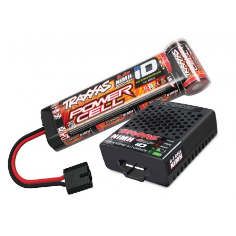 TRAXXAS Bandit red 1/10 2WD Buggy RTR Brushed HD with battery and 4 Amp USB-C charger