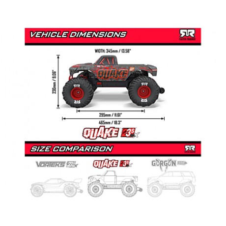 ARRMA Quake 223S BLX 2WD 1:10 RTR (Purple)