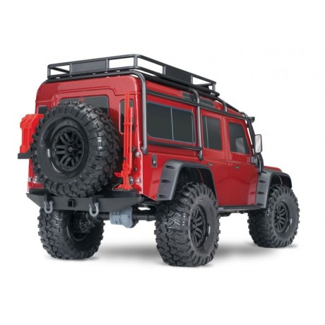 TRAXXAS TRX-4 Scale & Trail Crawler Land Rover Defender RTR RED 1/10