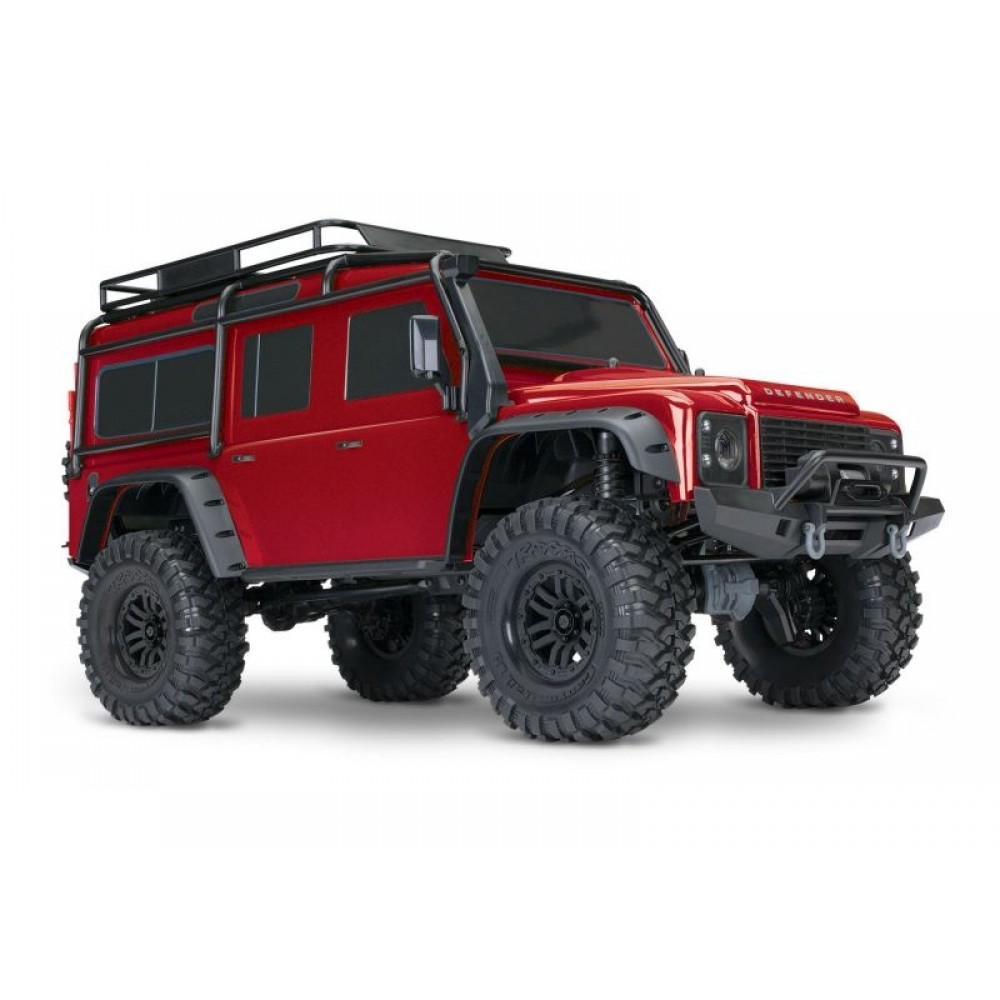 TRAXXAS TRX-4 Scale & Trail Crawler Land Rover Defender RTR RED 1/10