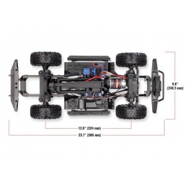 TRAXXAS TRX-4 Scale & Trail Crawler Land Rover Defender RTR RED 1/10 