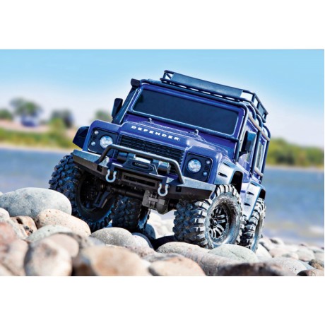 TRAXXAS TRX-4 Scale & Trail Crawler Land Rover Defender RTR BLUE 1/10