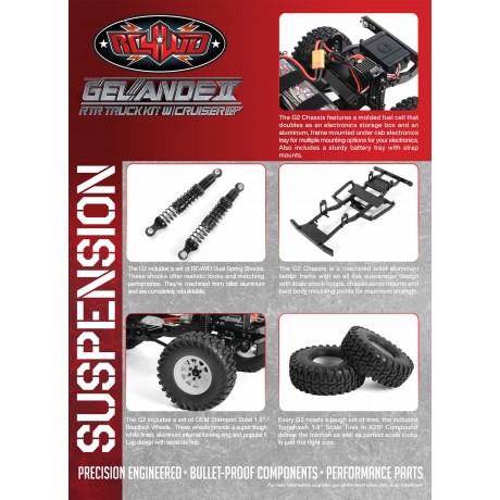 RC4WD Gelande II RTR Truck w/Cruiser Body Set 1/10