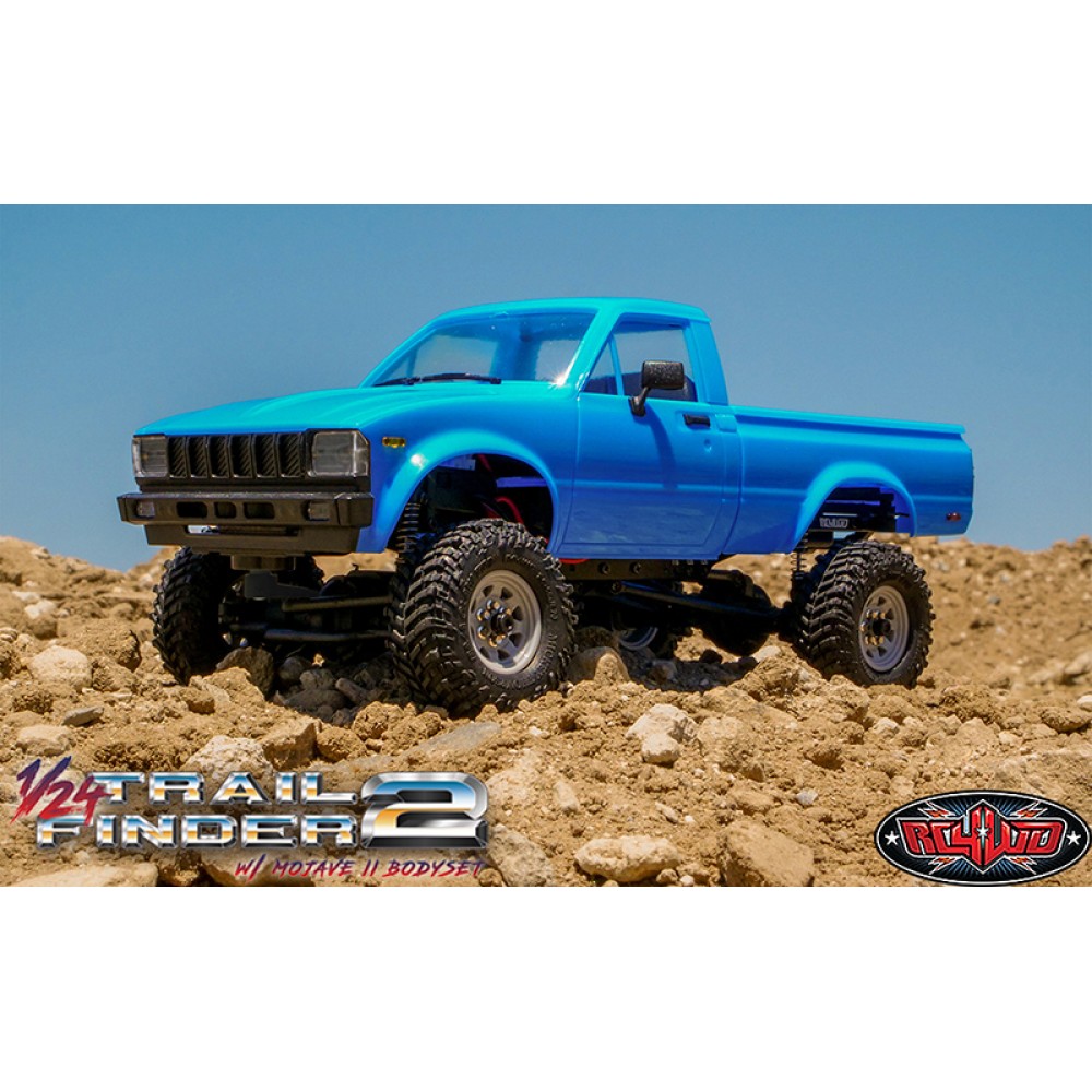 RC4WD 1/24 Trail Finder 2 RTR W/ Mojave II Hard Body Set (Blue)