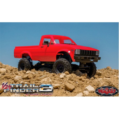 RC4WD 1/24 Trail Finder 2 RTR W/ Mojave II Hard Body Set (Red)