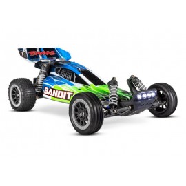 TRAXXAS Bandit XL-5 RTR 2.4GHz LED-Licht 1/10 2WD Buggy Brushed GREEN