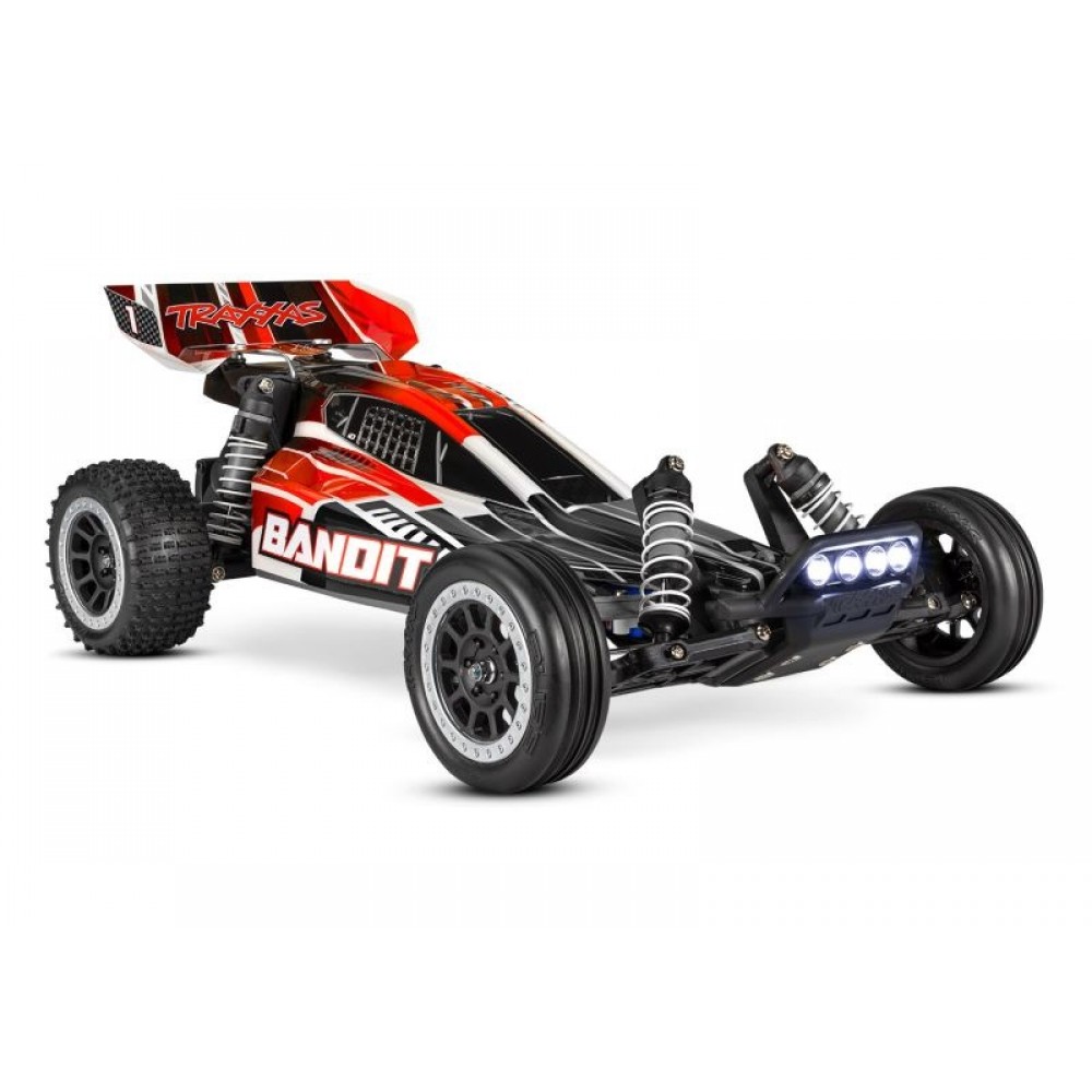 TRAXXAS Bandit XL-5 RTR 2.4GHz LED-Licht 1/10 2WD Buggy Brushed BLACK