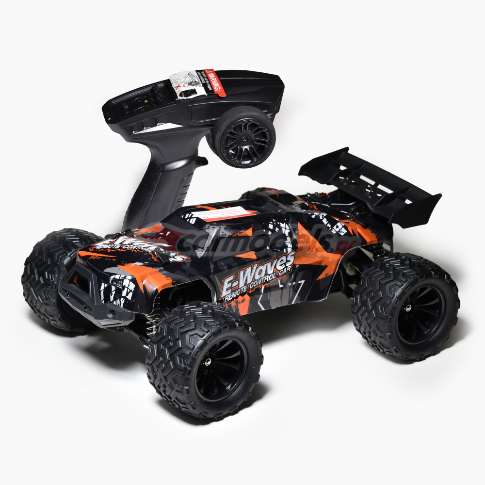 GASER 1/14th 4WD RC ELECTRIC Monster Truck VAN BLACK/ORANGE