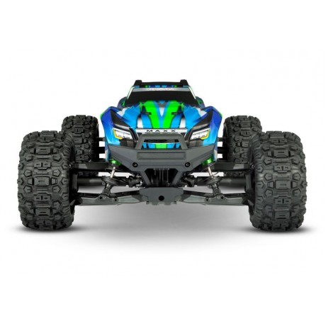 TRAXXAS MAXX 4x4 GREEN 1/10 Monster-Truck RTR Brushless (WITH KIT WIDEMAXX)