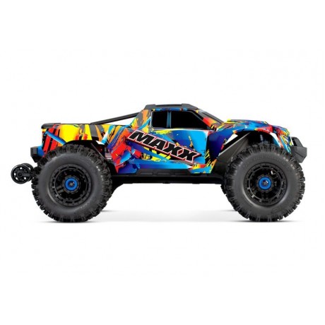 TRAXXAS MAXX 4x4 ROCK N ROLL 1/10 Monster-Truck RTR Brushless (WITH KIT WIDEMAXX)           