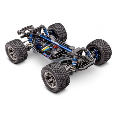 TRAXXAS Rustler 4x4 Ultimate BLUE 1/10 Stadium Truck RTR Brushless CLIPLESS                  