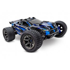 TRAXXAS Rustler 4x4 Ultimate BLUE 1/10 Stadium Truck RTR Brushless CLIPLESS             