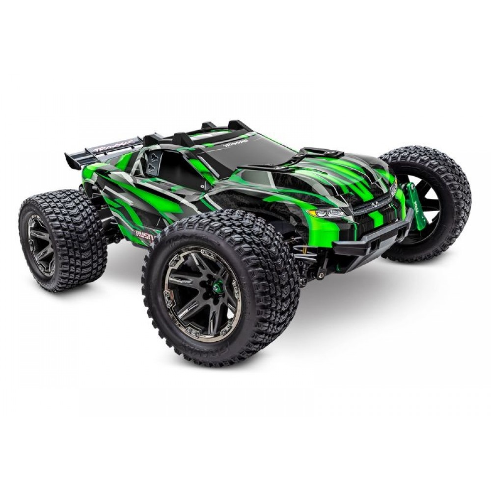 TRAXXAS Rustler 4x4 Ultimate GREEN 1/10 Stadium Truck RTR Brushless CLIPLESS 