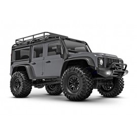 TRAXXAS TRX-4M LR Defender 4x4 silver 1/18 Crawler RTR Brushed with battery and USB charger