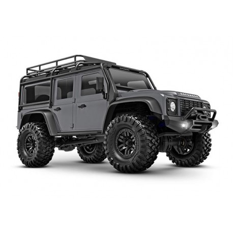 TRAXXAS TRX-4M LR Defender 4x4 silver 1/18 Crawler RTR Brushed with battery and USB charger