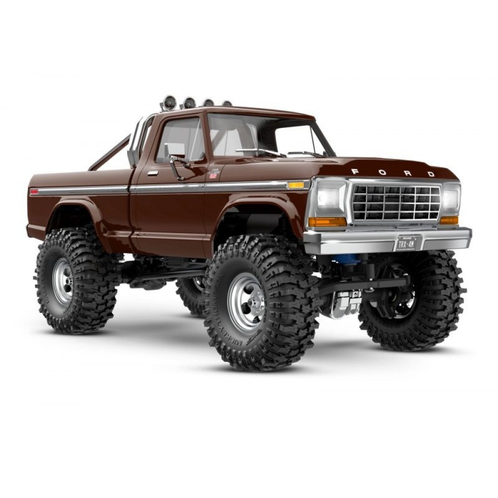 TRAXXAS TRX-4M Ford F150 4x4 lifted brown 1/18 Crawler RTR Brushed with battery and USB charger