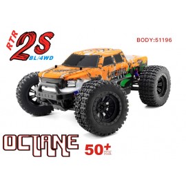 HSP Octane PRO 1/10 2.4 GHz Brushless Monster Truck RTR (Orange) 