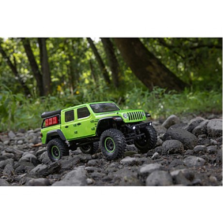 AXIAL 1/24 SCX24 Jeep Gladiator 4WD Rock Crawler Brushed RTR (Green)
