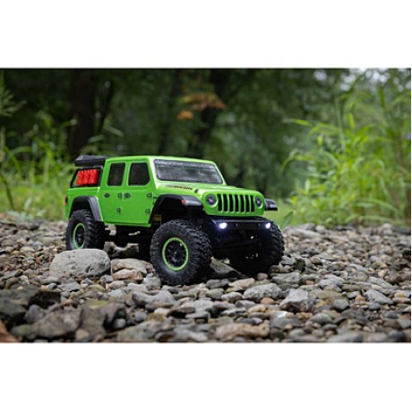 AXIAL 1/24 SCX24 Jeep Gladiator 4WD Rock Crawler Brushed RTR (Green)
