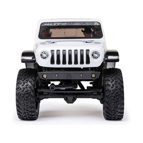 AXIAL 1/24 SCX24 Jeep Gladiator 4WD Rock Crawler Brushed RTR (White)