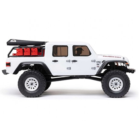 AXIAL 1/24 SCX24 Jeep Gladiator 4WD Rock Crawler Brushed RTR (White)