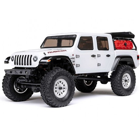 AXIAL 1/24 SCX24 Jeep Gladiator 4WD Rock Crawler Brushed RTR (White)
