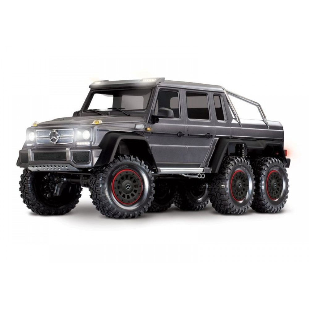 TRAXXAS Mercedes-Benz G63 AMG 6x6 RTR Licht 1/10 Scale-Crawler Brushed SILVER