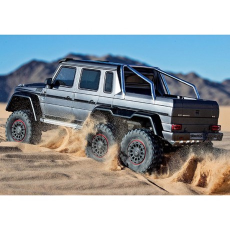 TRAXXAS Mercedes-Benz G63 AMG 6x6 RTR Licht 1/10 Scale-Crawler Brushed SILVER