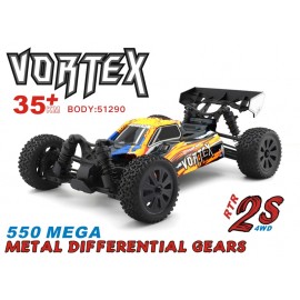 HSP Vortex 1/10 2.4 GHz Brushed Buggy RTR (Orange) 