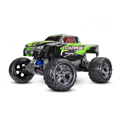 TRAXXAS Stampede GREEN 1/10 2WD Monster Truck RTR Brushed WATERPROOF
