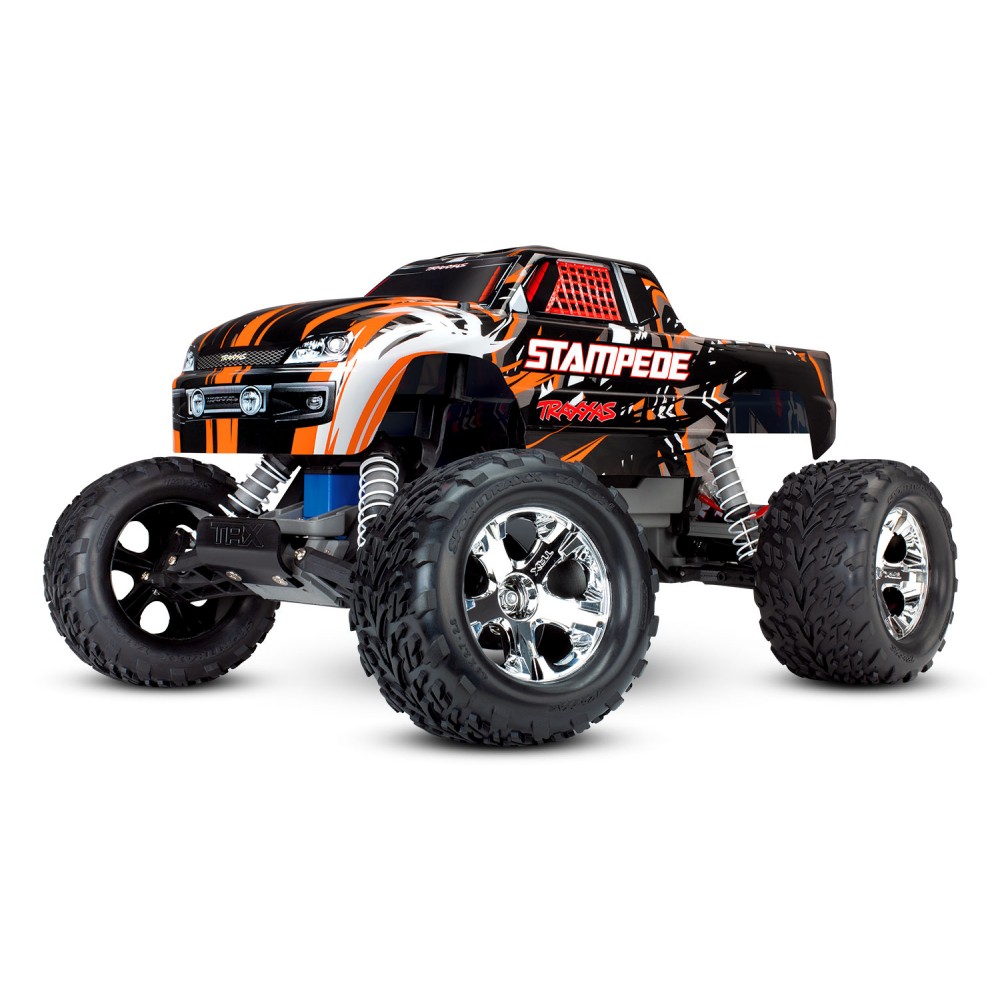 TRAXXAS Stampede ORANGE 1/10 2WD Monster Truck RTR Brushed WATERPROOF