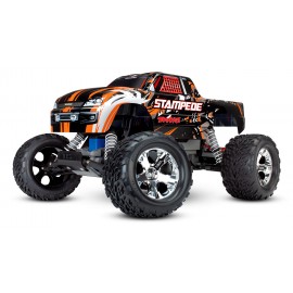 TRAXXAS Stampede ORANGE 1/10 2WD Monster Truck RTR Brushed WATERPROOF 