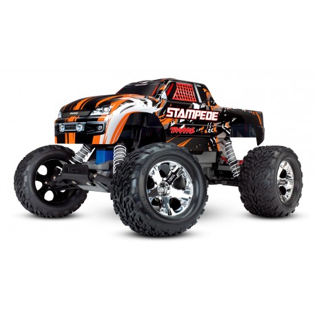 TRAXXAS Stampede ORANGE 1/10 2WD Monster Truck RTR Brushed WATERPROOF