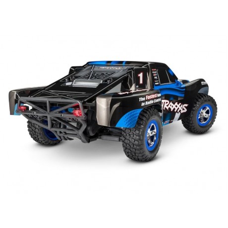 TRAXXAS Slash BLUE RTR LED-Licht 1/10 2WD Short Course Racing Truck (12T+XL-5) 