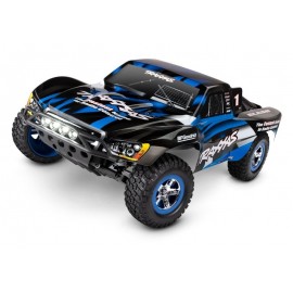 TRAXXAS Slash BLUE RTR LED-Licht 1/10 2WD Short Course Racing Truck (12T+XL-5) 