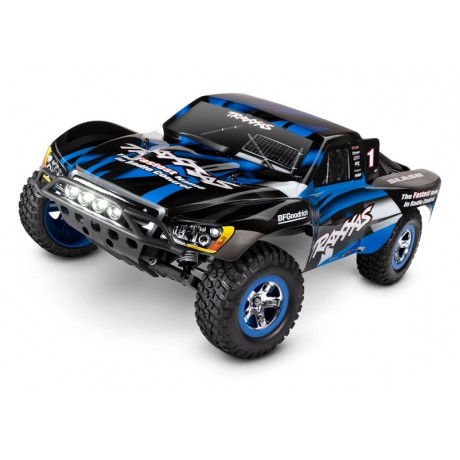 TRAXXAS Slash BLUE RTR LED-Licht 1/10 2WD Short Course Racing Truck (12T+XL-5) 