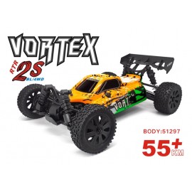 HSP Vortex PRO 1/10 2.4 GHz Brushless Buggy RTR (Orange) 