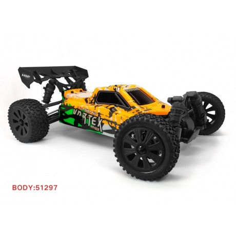 HSP Vortex PRO 1/10 2.4 GHz Brushless Buggy RTR (Orange)