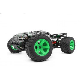 MAVERICK QUANTUM XT FLUX 1/10 4WD BRUSHLESS STADIUM TRUCK SILVER / GREEN 