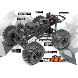 HPI WHEELY KING 1/12 4WD ELECTRIC MONSTER TRUCK 