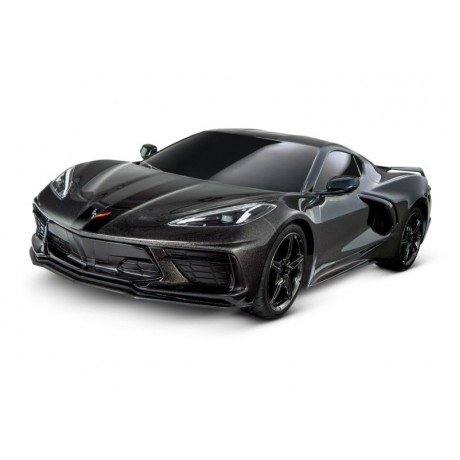 TRAXXAS 4Tec 3.0 Corvette C8 BLACK 1/9 sports car RTR Brushed