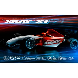 XRAY  - X1 2021 - 1:10 Formula One - Car Kit including Body and wings 