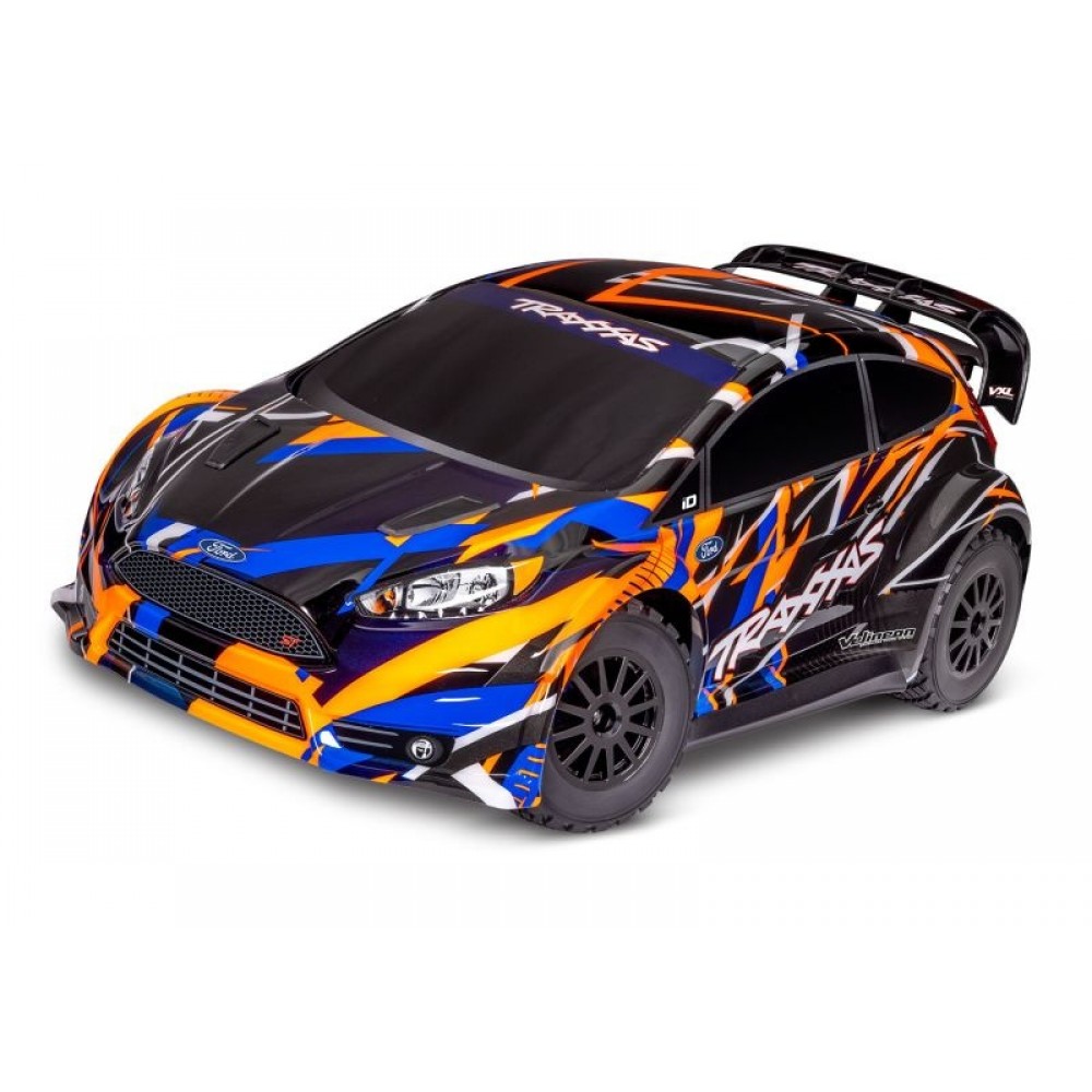 TRAXXAS Ford Fiesta ST 4x4 BL-2S ORANGE 1/10 Rally RTR BL-2S Brushless