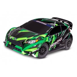 TRAXXAS Ford Fiesta ST 4x4 BL-2S GREEN 1/10 Rally RTR BL-2S Brushless