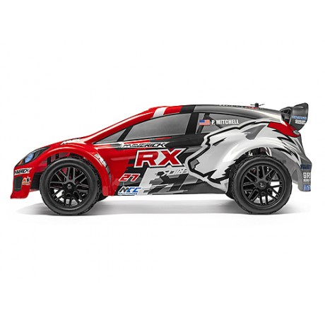 MAVERICK STRADA RED RX 1/10 4WD ELECTRIC RALLY CAR